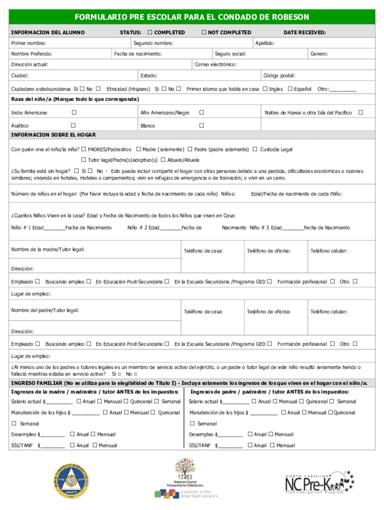 Fillable Online Robeson County Department of Social ServicesNCDHHS Fax