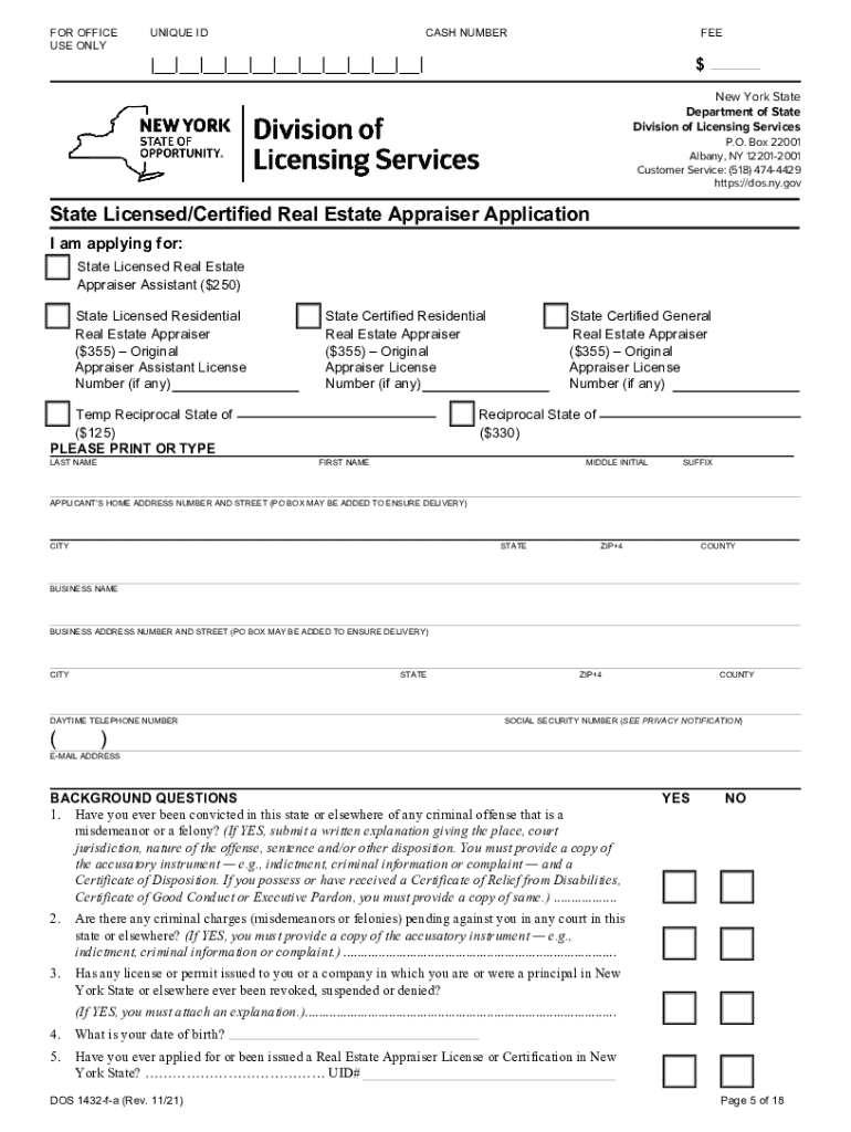 certified real estate appraiser Preview on Page 1
