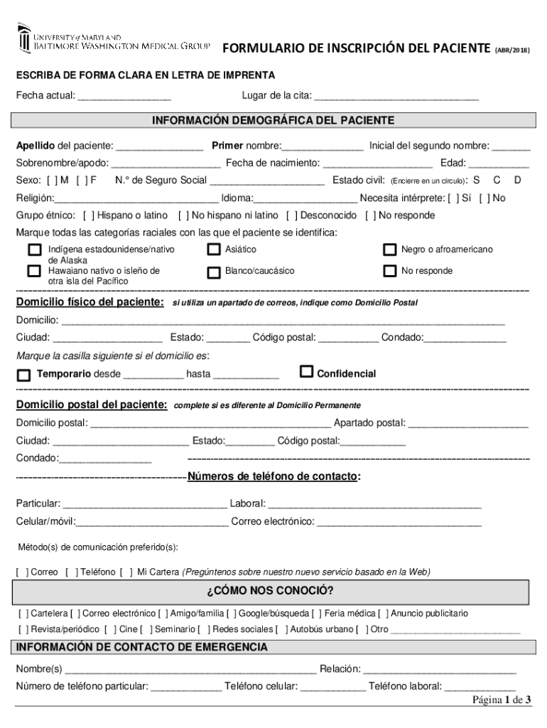 Fillable Online PDF In fo rm aci n d el Segu ro y el Su b scrip