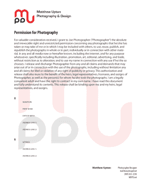 MUPD Model Release Form - mupd