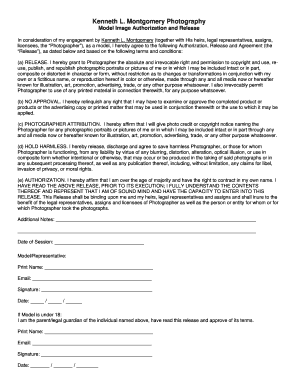 Model Image Authorization and Release