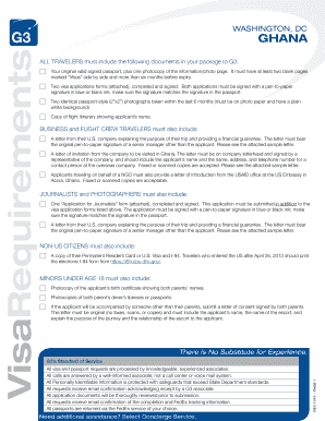 Ghana Visa Application Form