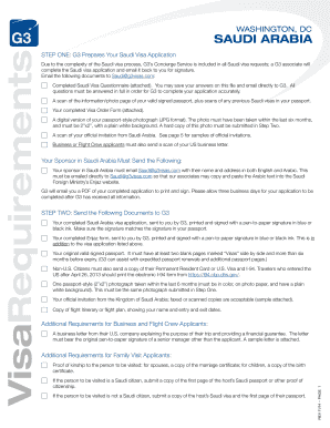 Saudi Arabia Visa Application