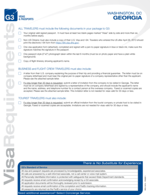 Georgia Visa Application Form