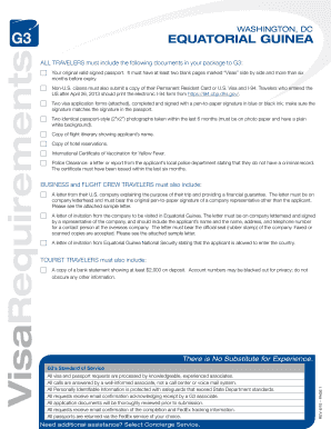 Equatorial Guinea - G3 Visas &amp;amp; Passports