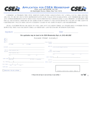 CSEA Membership Application