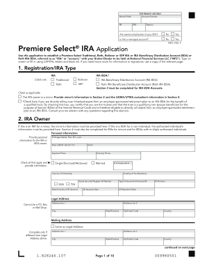 Premiere Select IRA Application