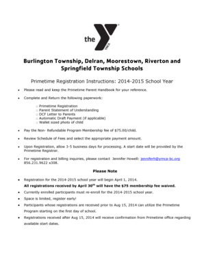 Primetime Registration Form 2014-2015