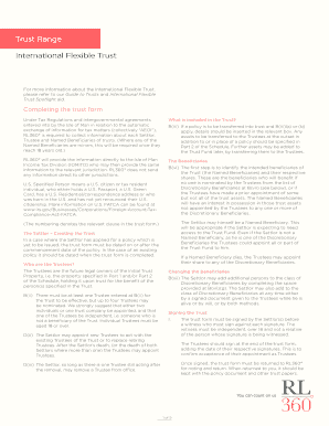 International Flexible Trust Form