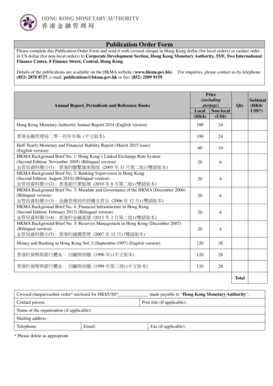 Publication Order Form