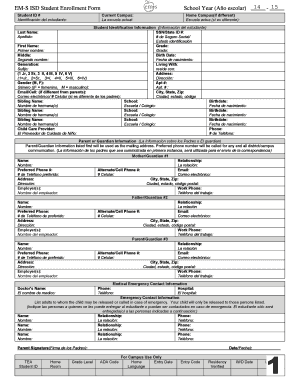 Student Enrollment Form