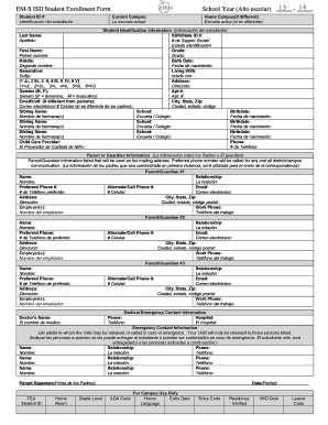 Student Enrollment Form