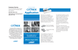 Cityride Application Form