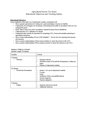 Agricultural Income Tax Issues