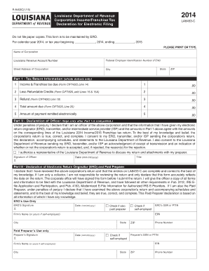 2015 michigan income tax declaration for e file form