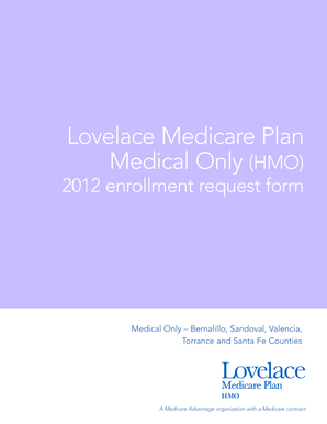 Lovelace Medicare Plan Enrollment Request Form