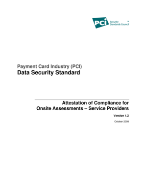 PCI DSS Attestation of Compliance