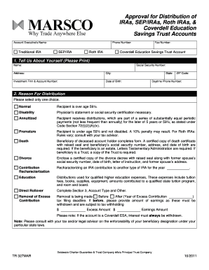 IRA Distribution Request Form
