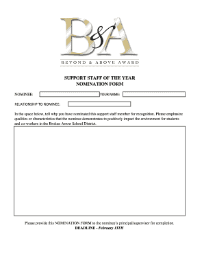 Carer of the month certificate template - Support staff recognition program - Broken Arrow Public Schools - baschools