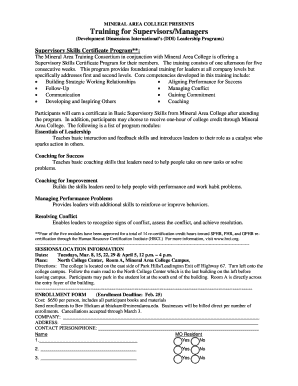 MINERAL AREA COLLEGE PRESENTS