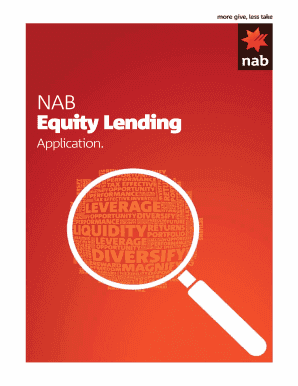 NAB Equity Lending Application