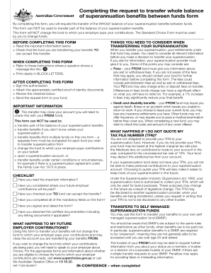Superannuation Transfer Form