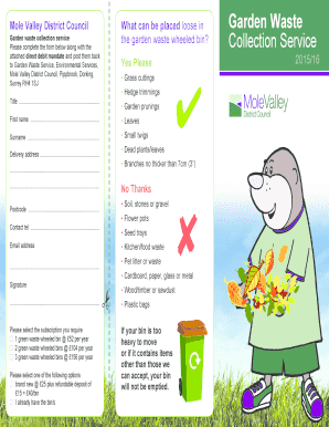 Garden Waste Collection Service Application