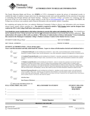 Authorization to Release Information