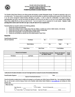 Parent Guardian Access Request Form