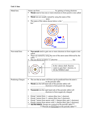 Science Worksheet: Ions and Isotopes