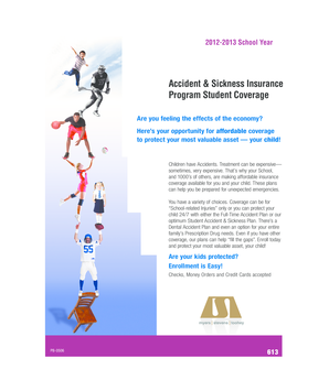 Student Accident & Sickness Insurance Enrollment Form