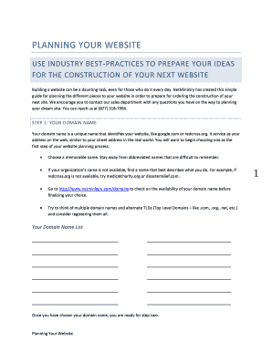 Website Planning Guide