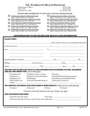 Authorization to Use or Disclose Health Care Information