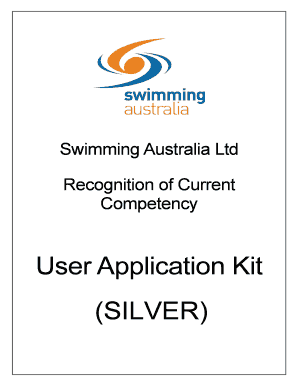 Swimming Australia Silver Coaching Course Application