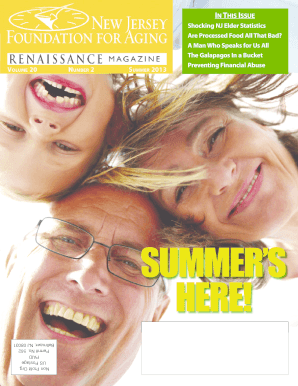 New Jersey Foundation for Aging Survey