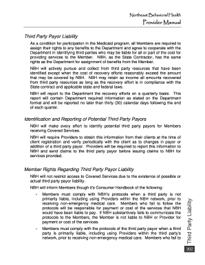 Third Party Liability Reporting Form
