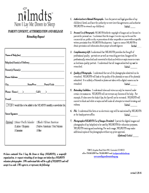 NILMDTS Photo Retouching Authorization