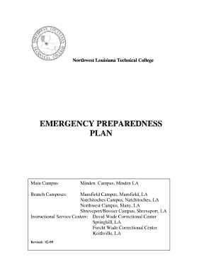 Emergency Preparedness Plan