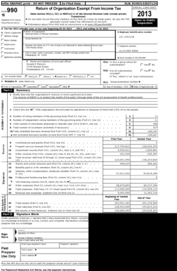Form 990 Return of Organization Exempt From Income Tax