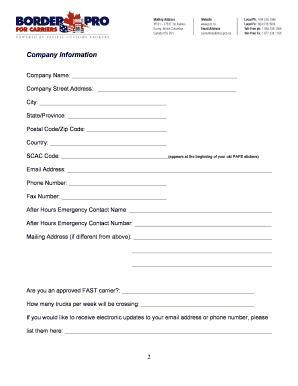 US Customs e-Manifest Setup Package