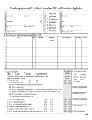 New Jersey Home Energy Assistance Application
