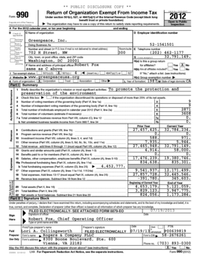 Form 990 Return of Organization Exempt From Income Tax