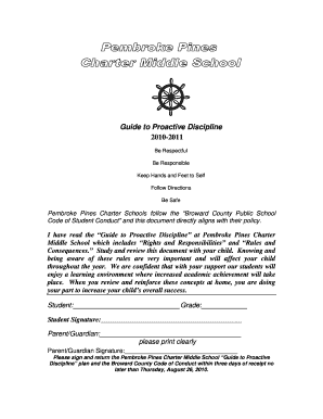 Guide to Proactive Discipline