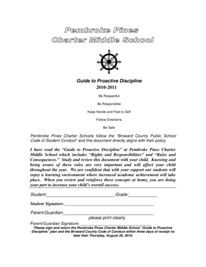 Guide to Proactive Discipline