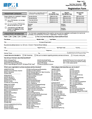 SeminarsWorld Registration Form