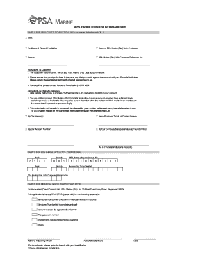 Interbank Giro Application Form