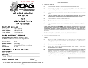 Desert Knights Indemnity Waiver