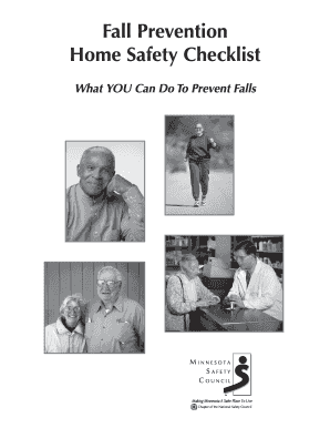 Fall Prevention Home Safety Checklist