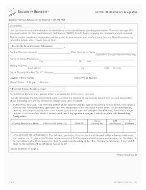 Stretch IRA Beneficiary Designation Form