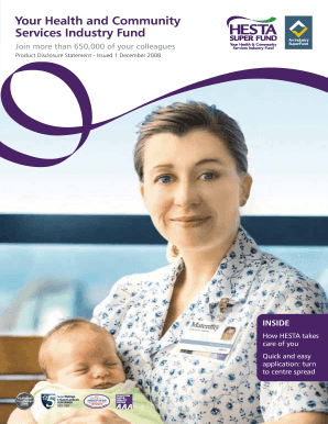 HESTA Super Fund Application Form